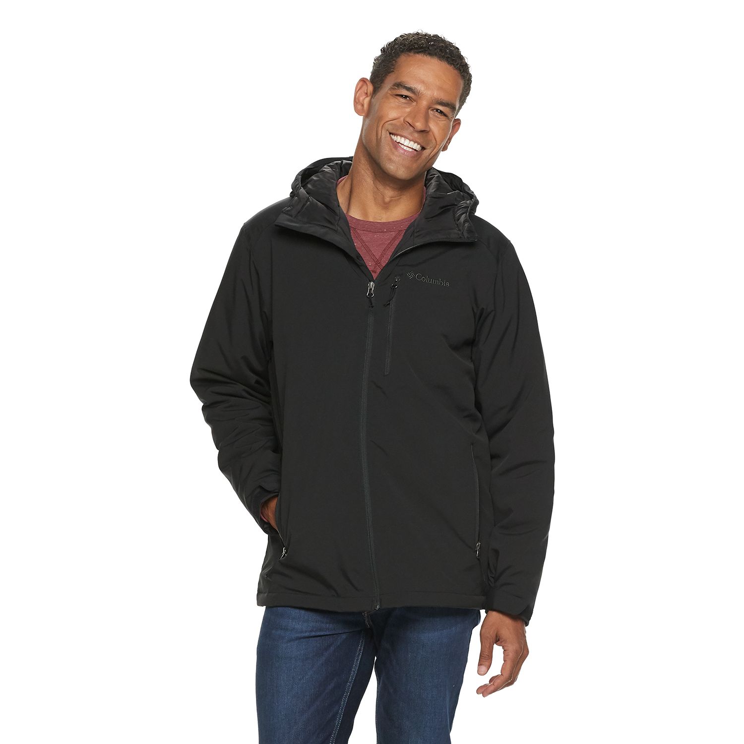 columbia men's gate racer softshell jacket