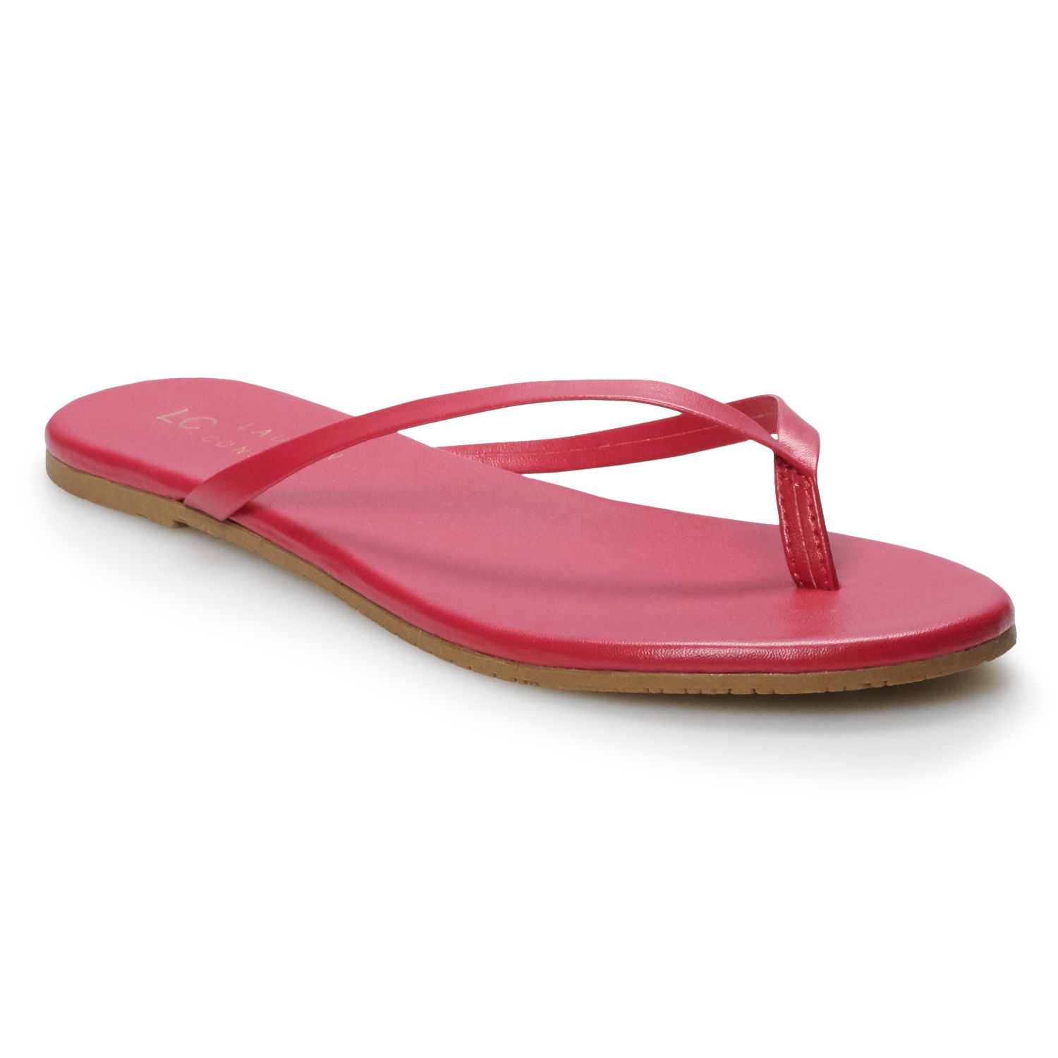 kohls red sandals