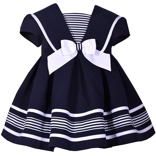 Baby Girl Bonnie Jean Nautical Dress