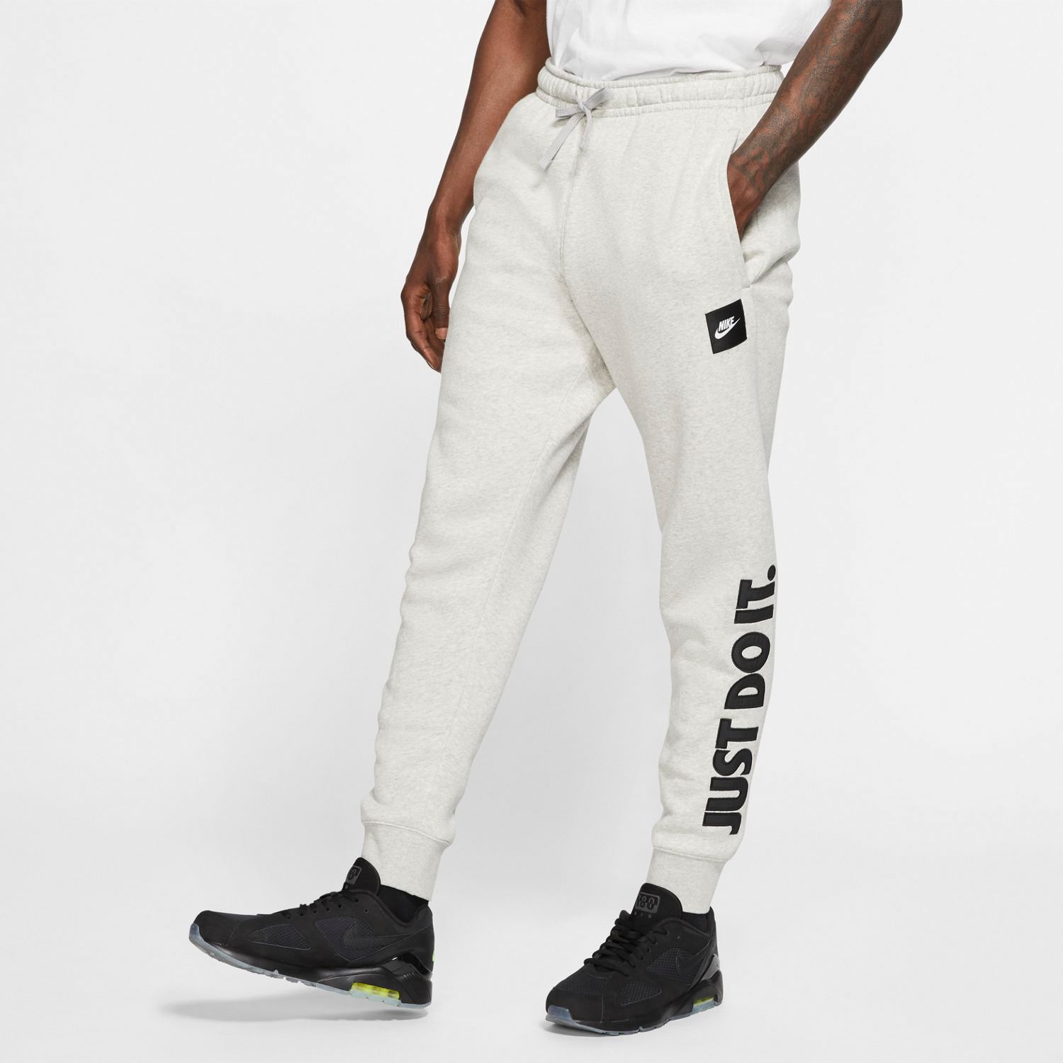 nike just do it joggers black