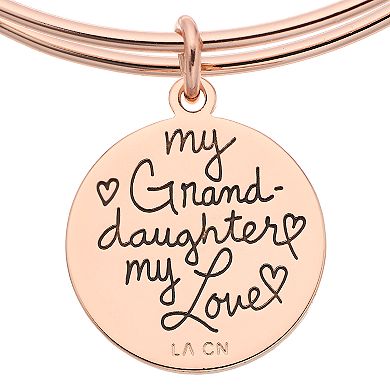 love this life "My Granddaughter, My Love" Butterfly Bangle Bracelet