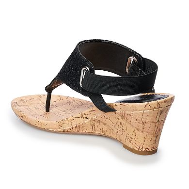 Croft & Barrow Encaustic Women's Wedge Sandals