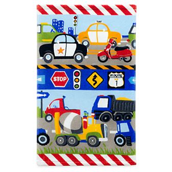 Dream Factory Trains & Trucks Hand Towel