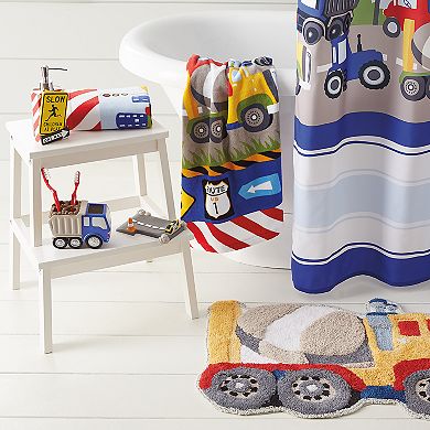 Dream Factory Trains & Trucks Bath Towel