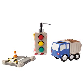 Trains & Trucks 3 pc Bath Accessory Set
