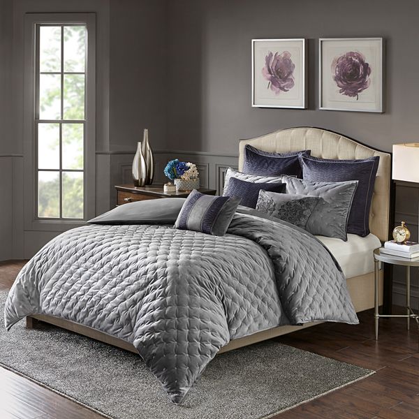 Madison Park Signature Sophisticated Velvet Comforter Set