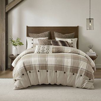 Madison Park Signature Urban Cabin Cotton 8 pc Comforter Set