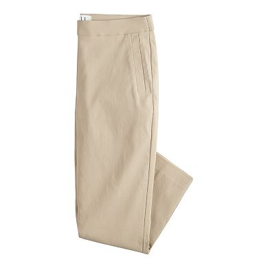 Women's ELLE™ Twill Pull-On Capri Pants