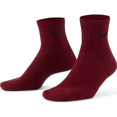 Burgundy nike socks hotsell