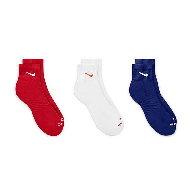 Men's Nike 3-pack Everyday Plus Cushion Ankle Training Socks