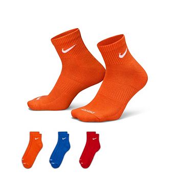 Men's Nike 3-pack Everyday Plus Cushion Ankle Training Socks