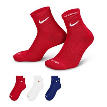Men's Nike 3-pack Everyday Plus Cushion Ankle Training Socks
