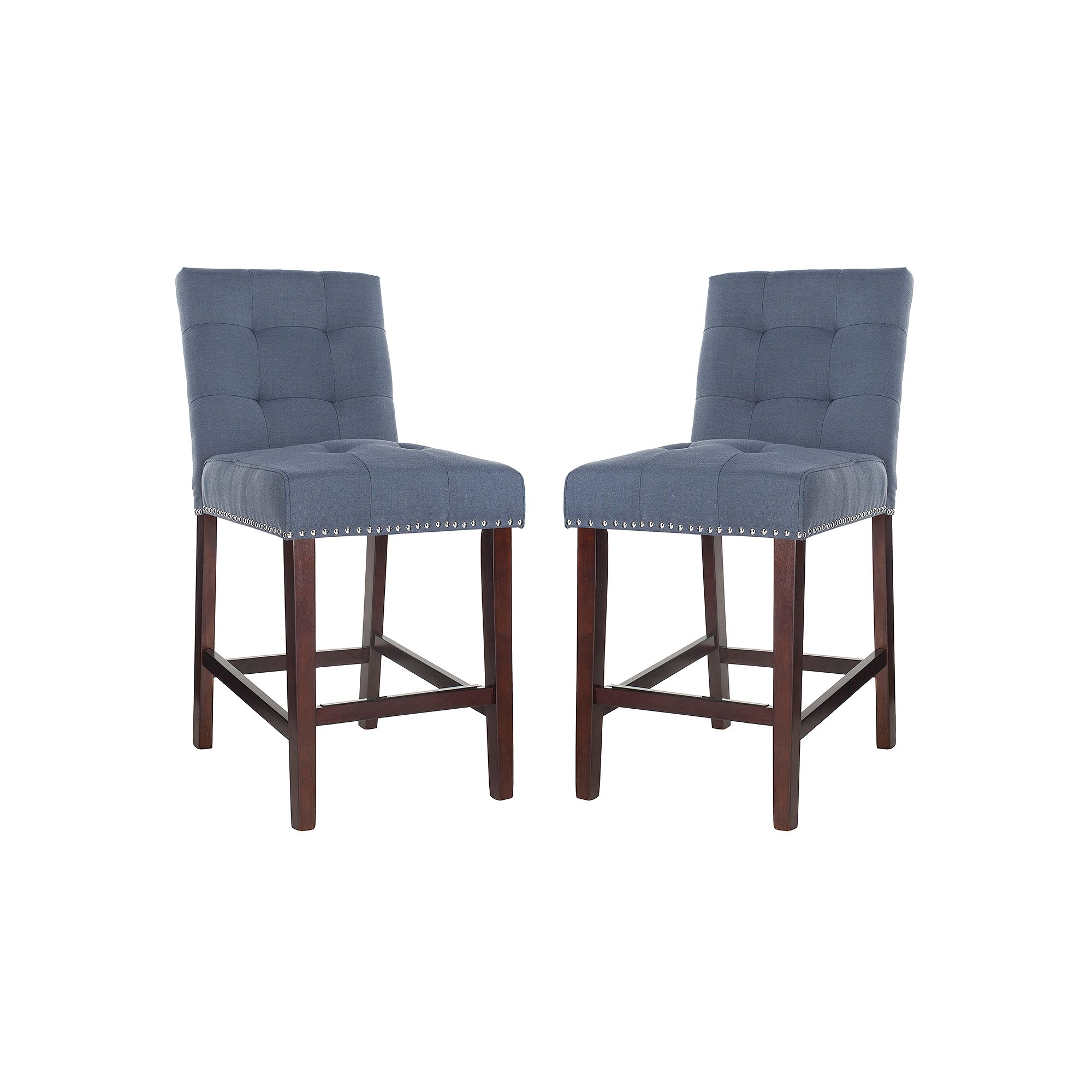 Safavieh Nikita 2-piece Counter Stool Set, Blue