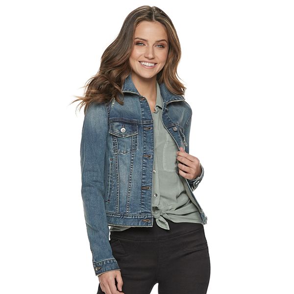 Women s Rock Republic Destructed Denim Jacket