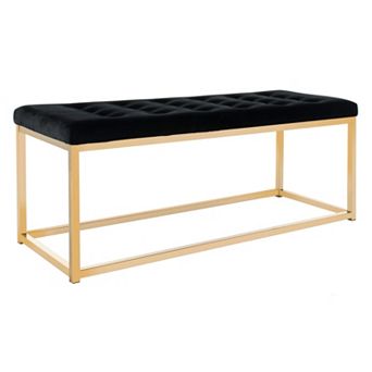 Safavieh Reynolds Velvet Bench