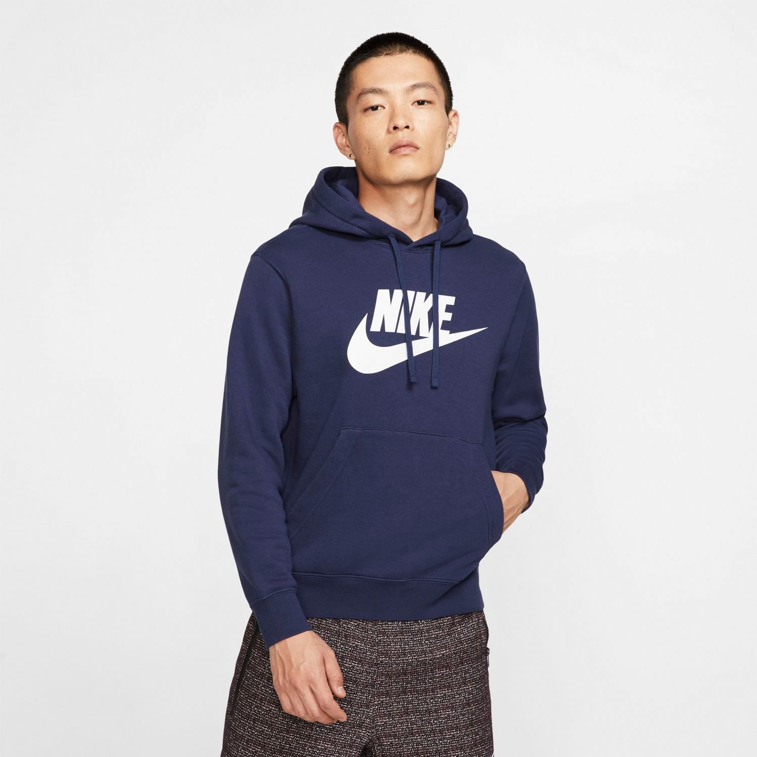 black and blue nike hoodie