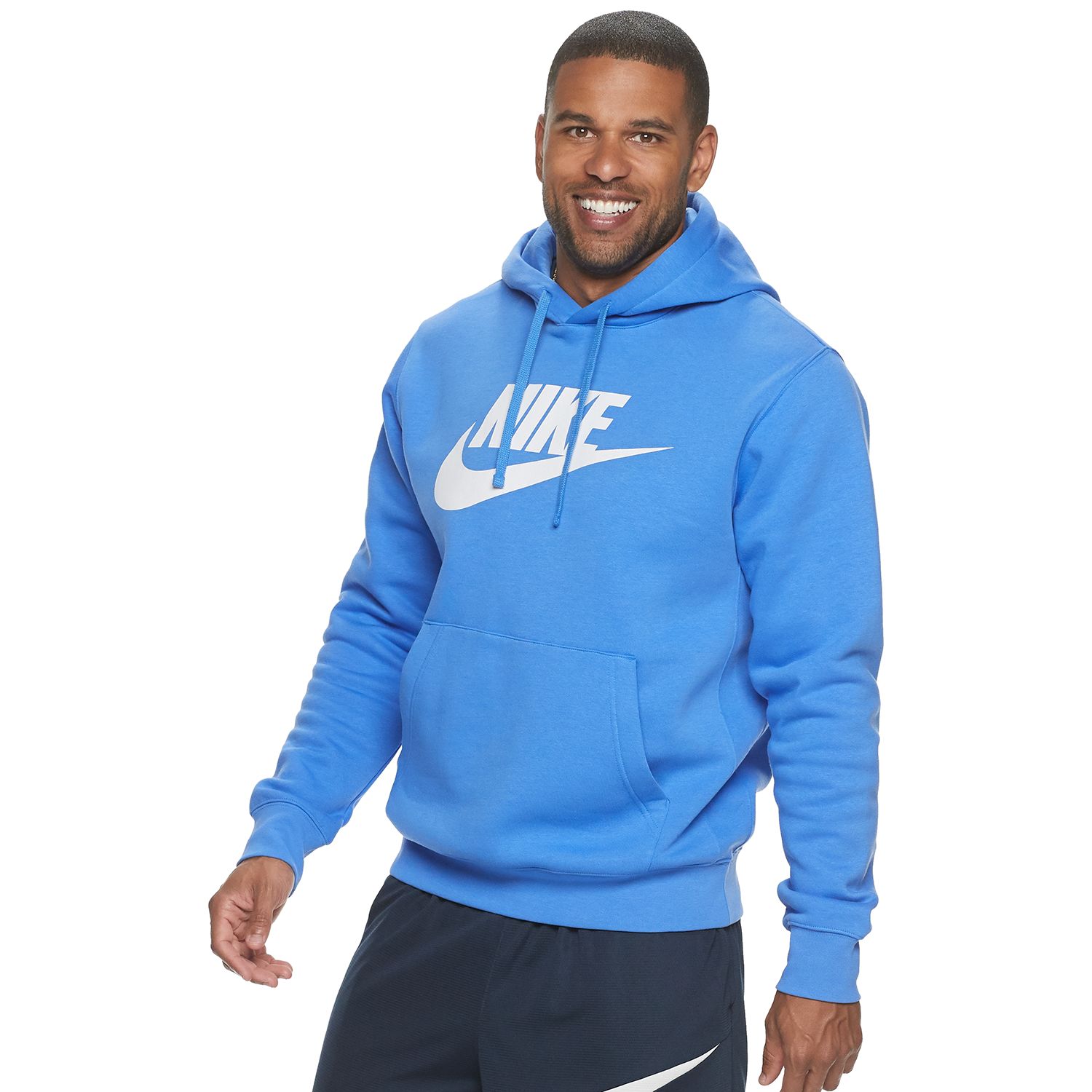 nike blue and black hoodie