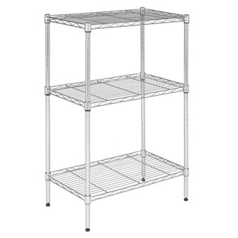 Safavieh Sierra 3 tier Chrome Shelf