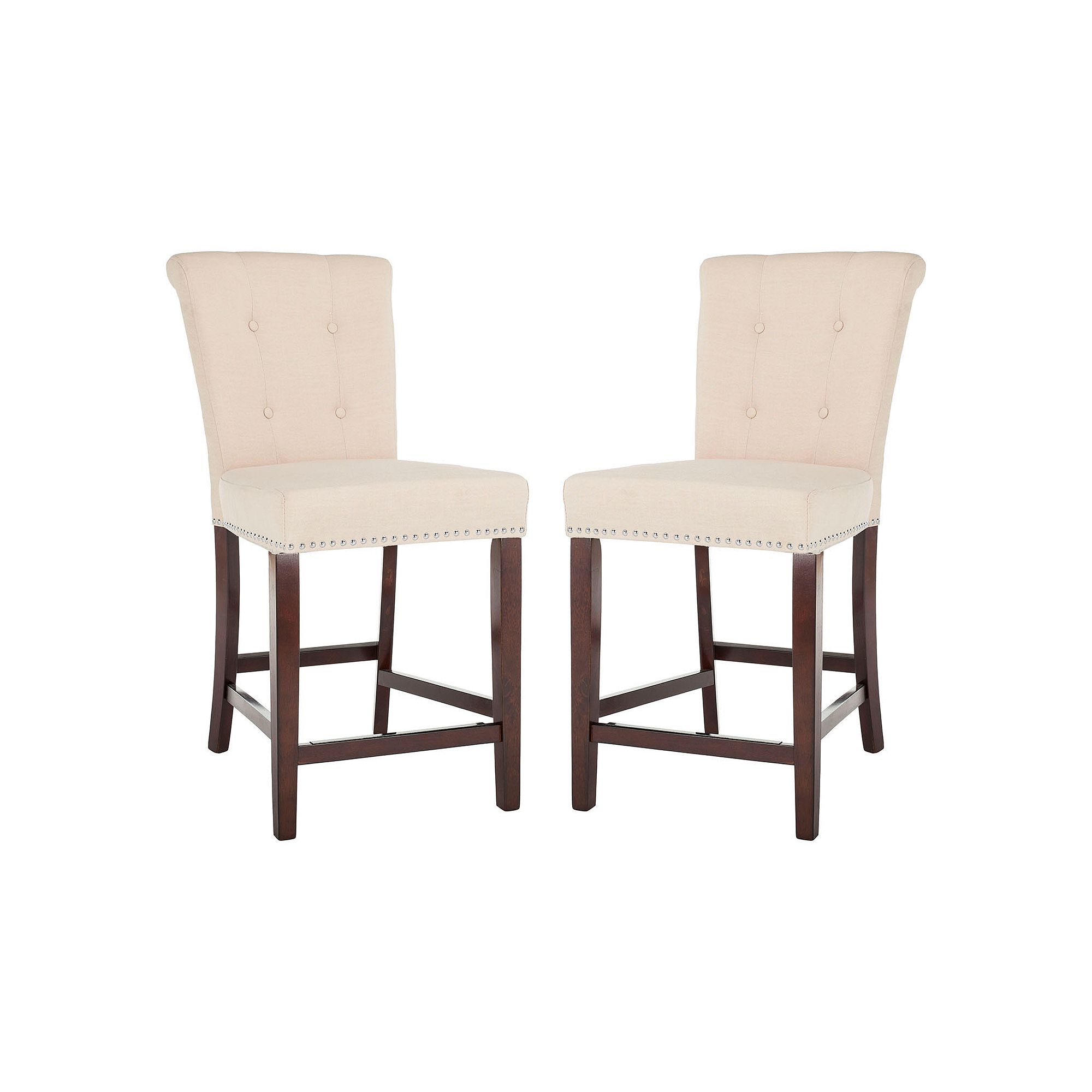 Safavieh Taylor 2-piece Counter Stool Set, Beige