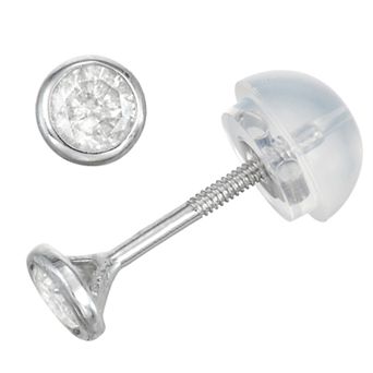 Junior Jewels Kids' 1/5 Carat T.W. 14k Gold Diamond Stud Earrings