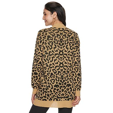 Women's Apt. 9® Cheetah Print Cardigan