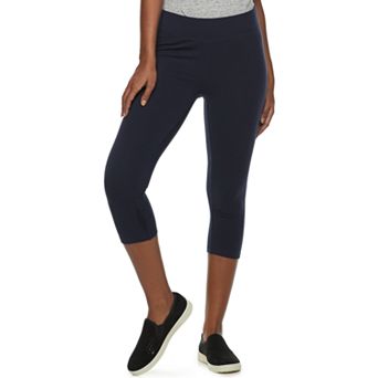 Petite Sonoma Goods For Life® Wide-Waist Capri Leggings