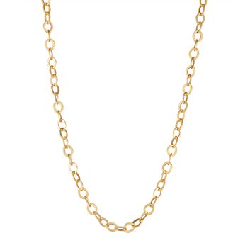 10K Gold Fancy Link Necklace