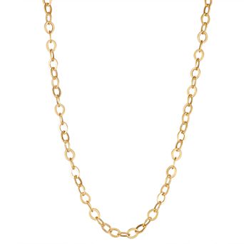 10K Gold Fancy Link Necklace
