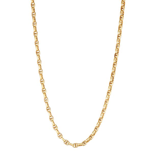 14K Gold Mariner Link Necklace