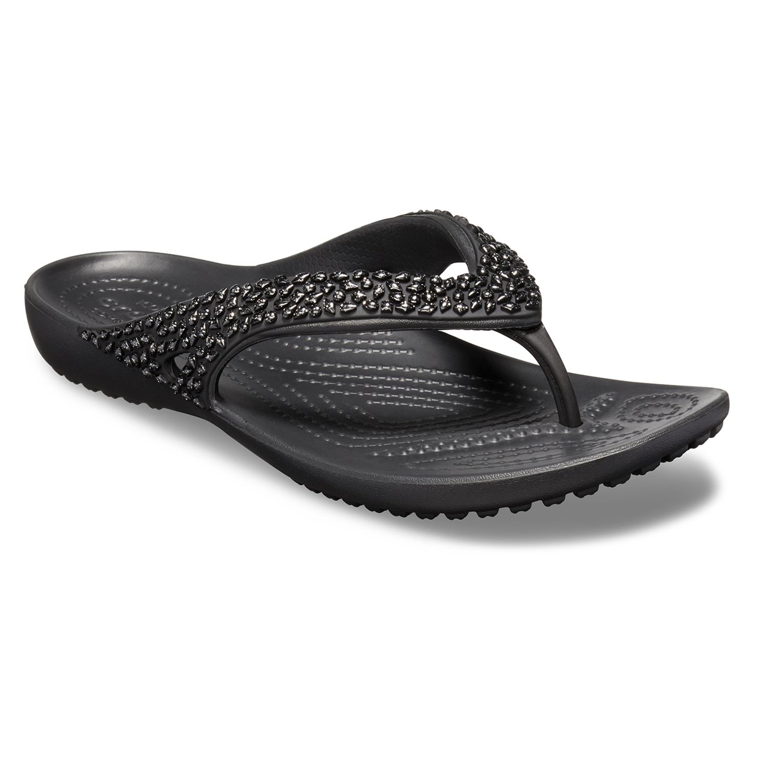 women's embellished flip flops