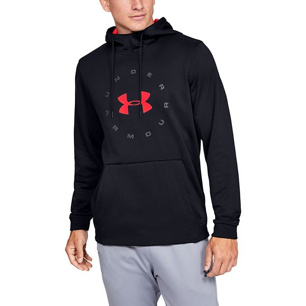 Men's Under Armour Armour Fleece Circle Wordmark Pullover