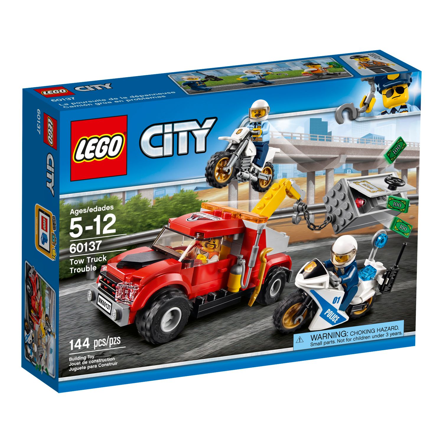 lego juniors police truck chase