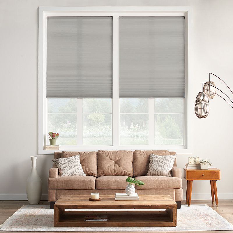 Sonoma Goods For Life® Custom Cordless Light Filtering Cellular Shade - 48" Length, Gray Cloud
