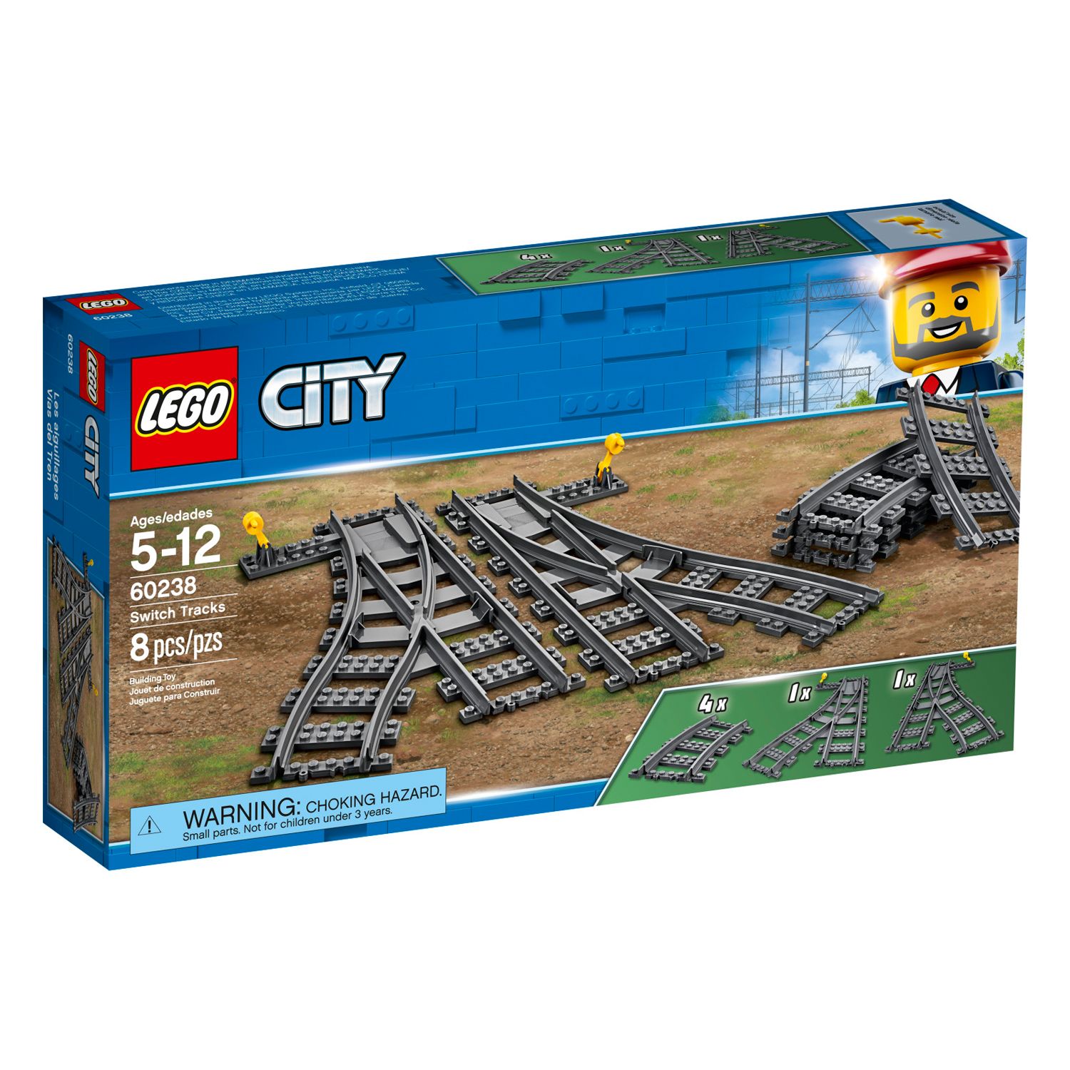 Image for LEGO City Switch Tracks 60238 Set at Kohl's.