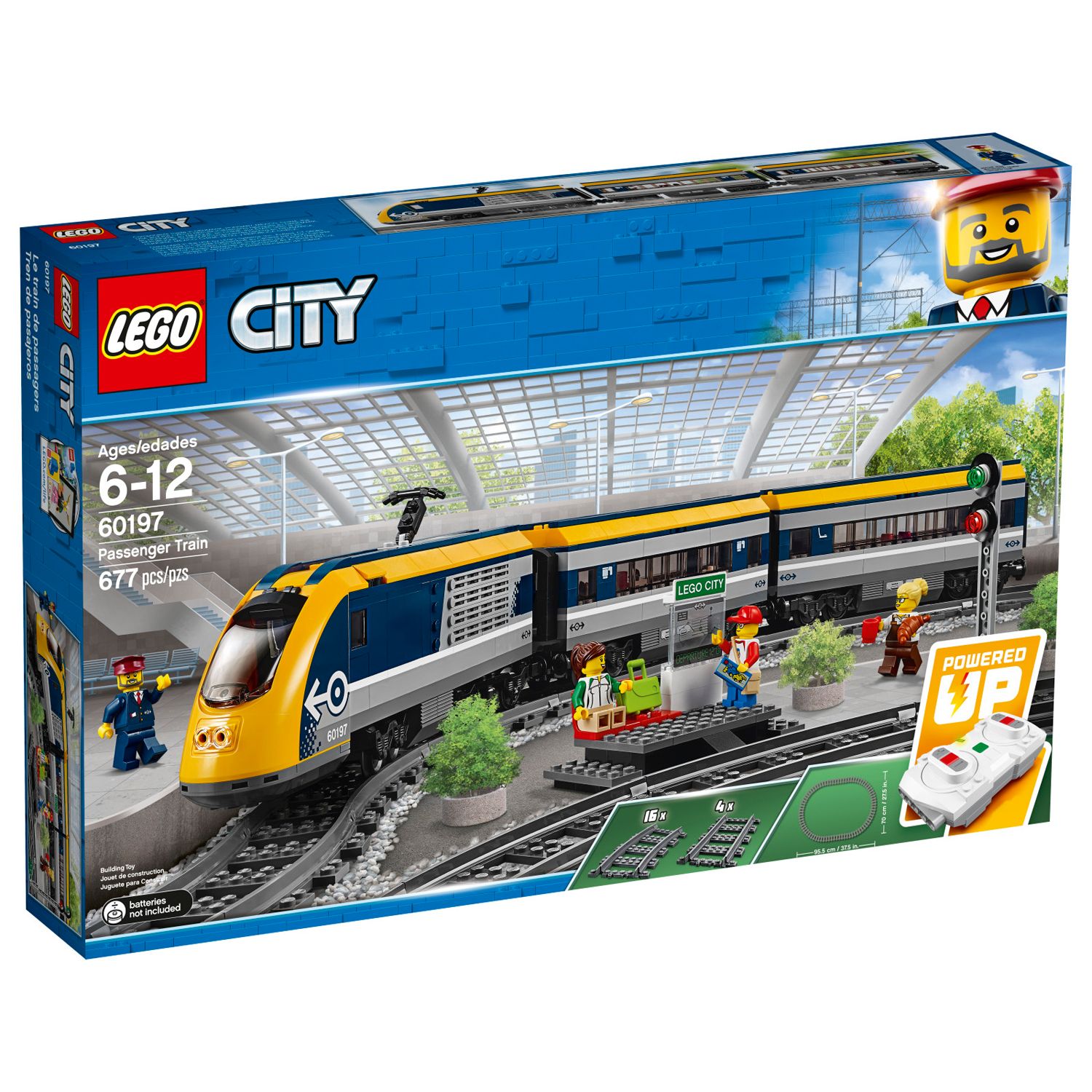 lego city passenger train