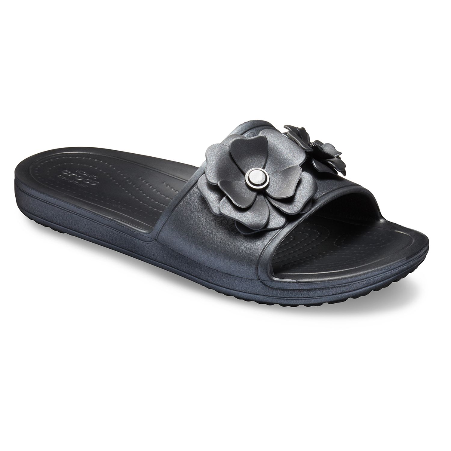 crocs sloane vivid blooms slide