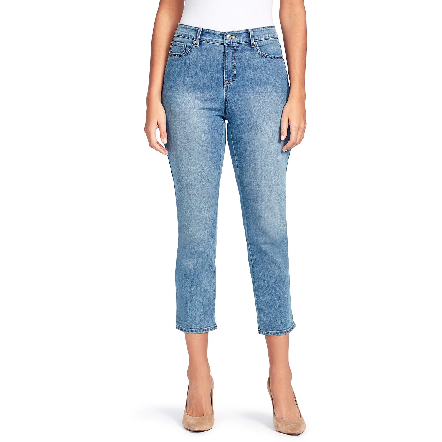 gloria vanderbilt rail straight jeans kohls