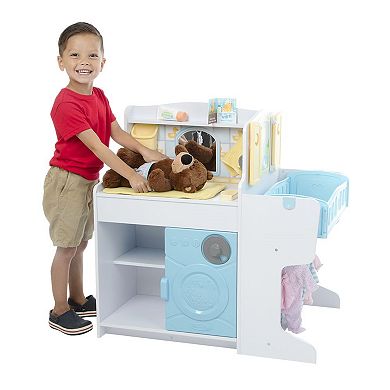 Girls Neutral Melissa & Doug Melissa & Doug Mine to Love Baby Care Activity Center for Dolls - Kitchen, Nursery, Bathing-Changing