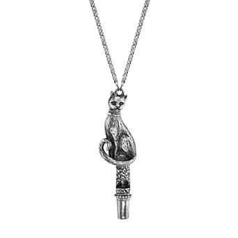1928 Cat Whistle Pendant Necklace
