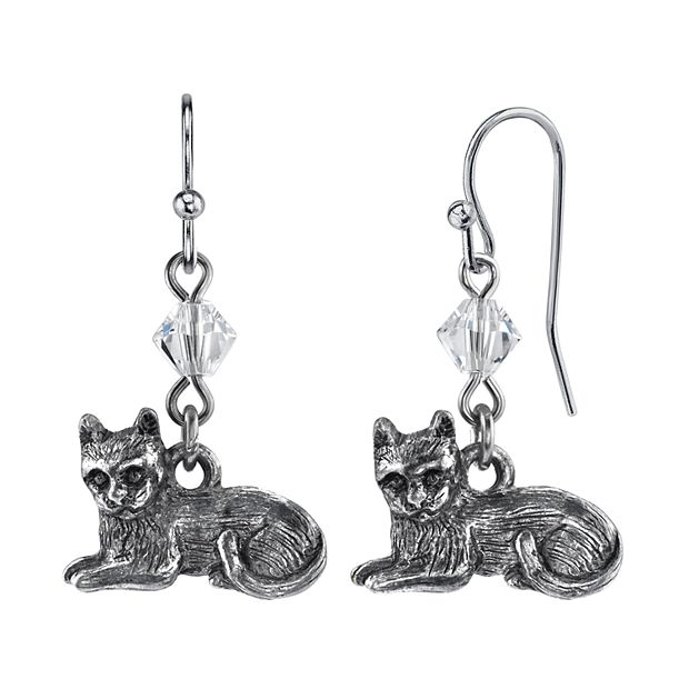 Cat earrings outlet kohls