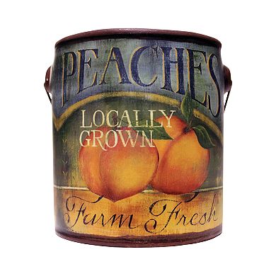 A Cheerful Giver Farm Fresh Ceramic Jar Candle - Peaches
