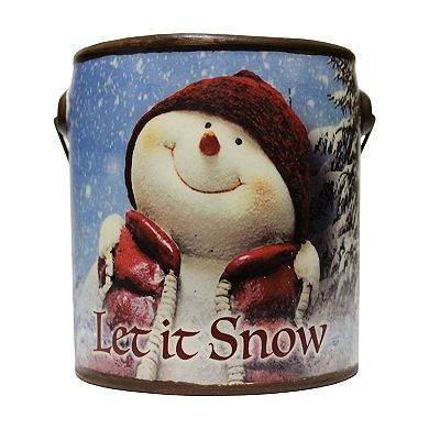 A Cheerful Giver Farm Fresh Ceramic Jar Candle - Let It Snow