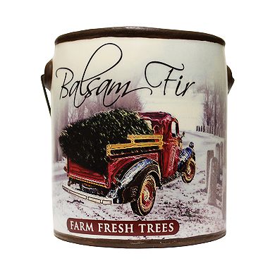 A Cheerful Giver Farm Fresh Ceramic Jar Candle-Balsam Fir