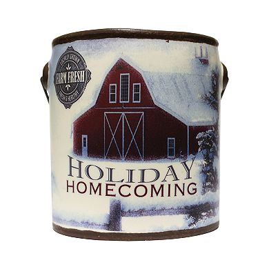 A Cheerful Giver Farm Fresh Ceramic Jar Candle - Holiday Homecoming