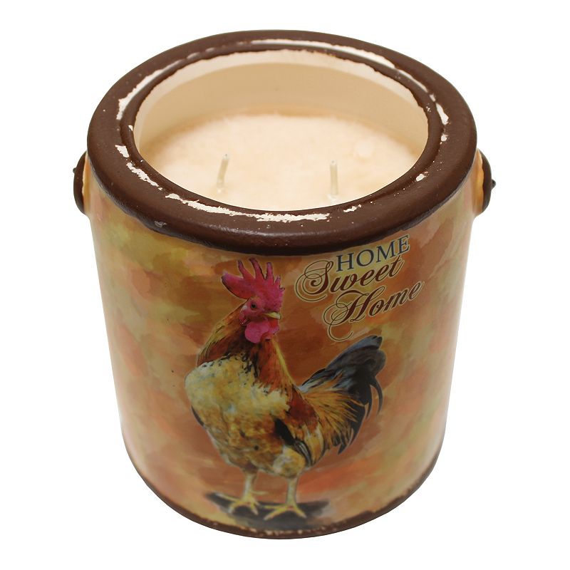 A Cheerful Giver Farm Fresh Ceramic Jar Candle - Home Sweet Home, Multicolo