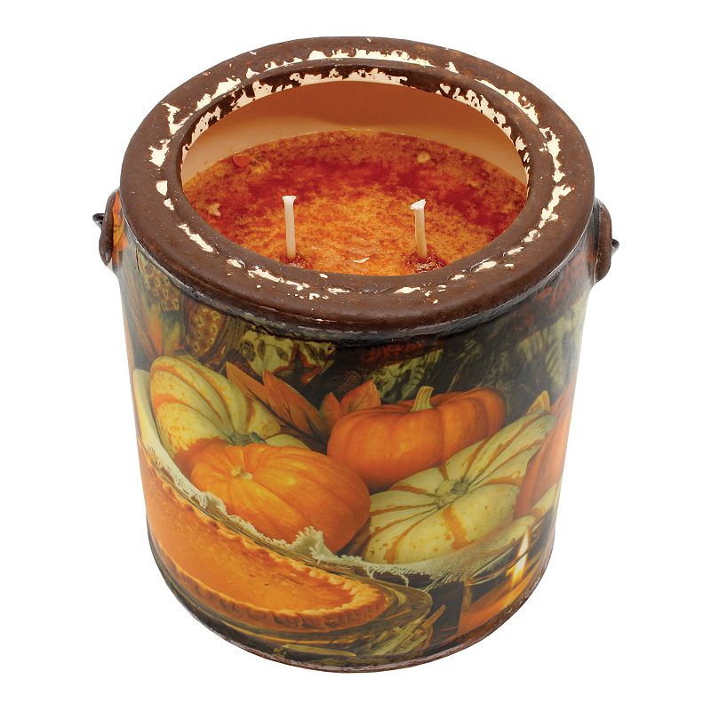 A Cheerful Giver Farm Fresh Ceramic Jar Candle - Pumpkin Pie, Multicolor, 2