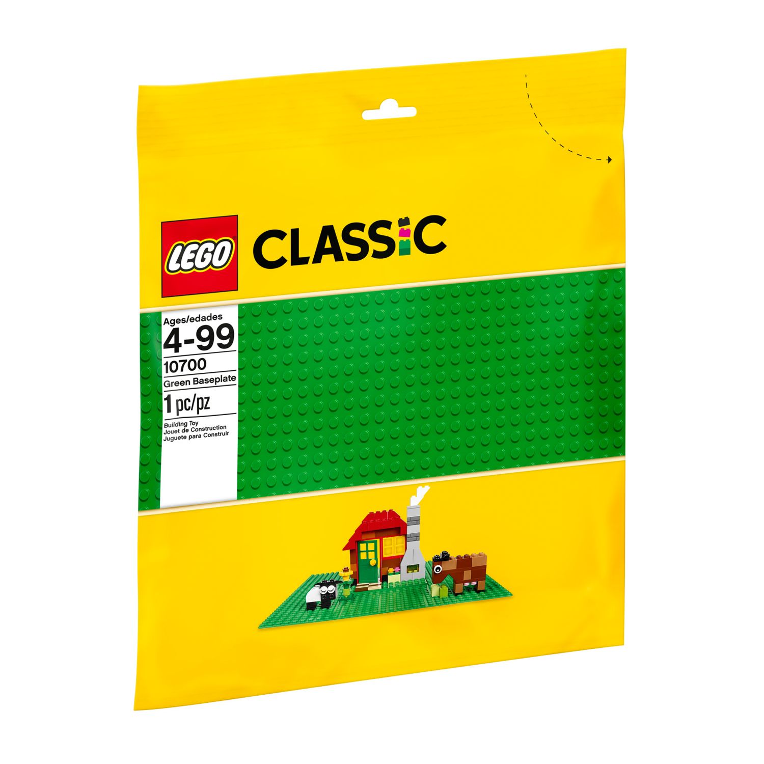 lego classic blue baseplate 10714