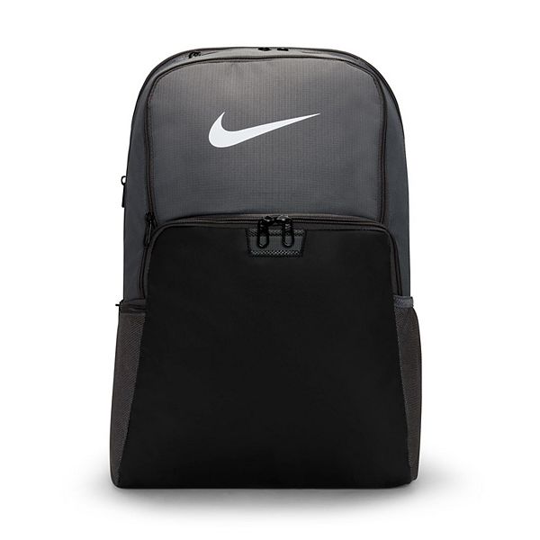 Nike black large outlet swoosh logo backpack