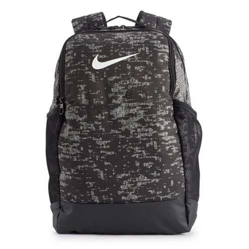 Nike, Bags, Nike Brasilia Training School Gym Travel Backpack All Over  Print Swoosh