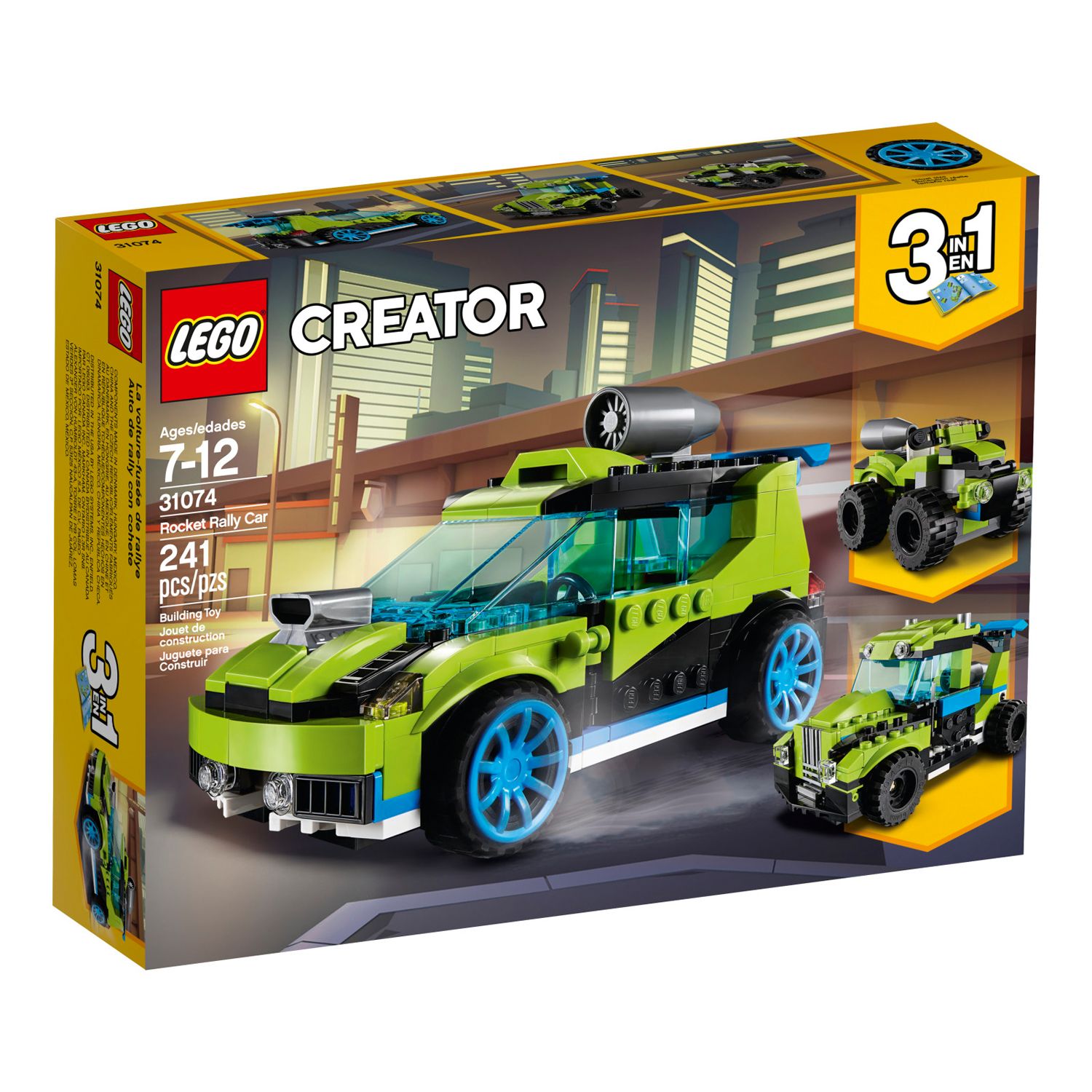 lego creator green car